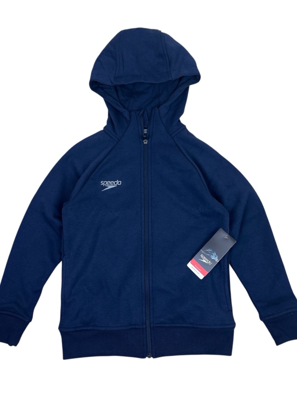 Speedo Kids Navy Hooded Zip-Up Sweatshirt